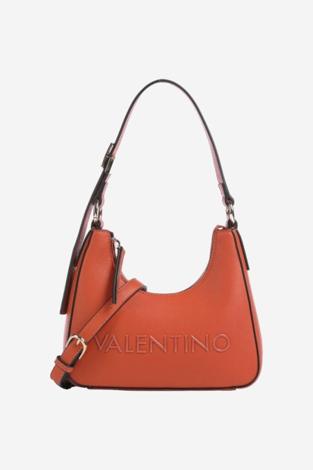 Sac Bandoulière Valentino Never Camera Bag Arancio - En Polyuréthane, Couleur Orange, Bandoulière Ajustable, Neuf Avec étiquettes
