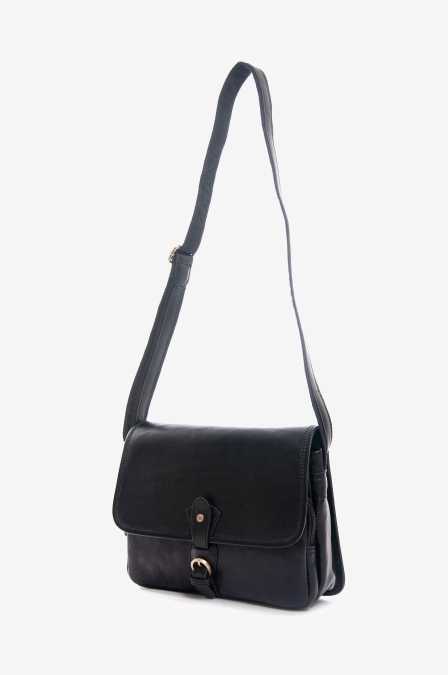 Sac à main en cuir KATANA noir