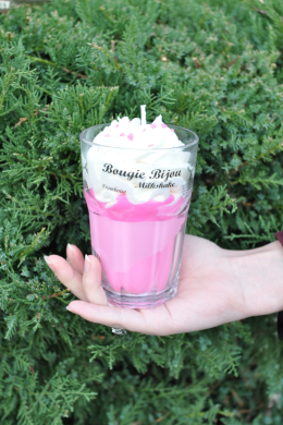 Peau d'ane Bougie Bois Milkshake Pink Milk