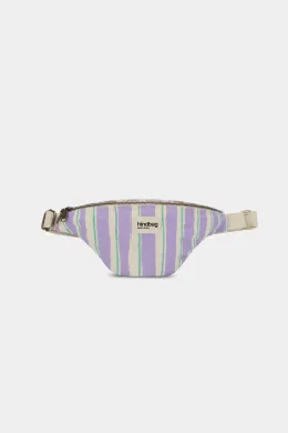 Hindbag Olivia Rayures large violet