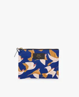 Wouf Blue Birds Large Pouch