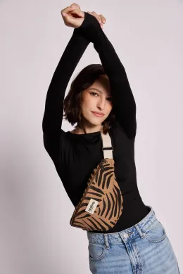 Hindbag Olivia Zèbre cannelle